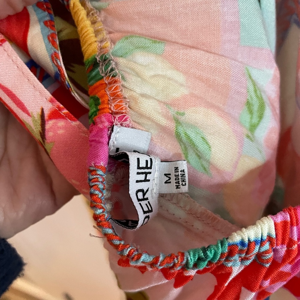 Paper Heart Bright Fruit Patchwork Tie Back Maxi … - image 4